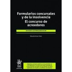 Formularios concursales y de la insolvencia. El concurso de acreedores (Papel + Ebook)