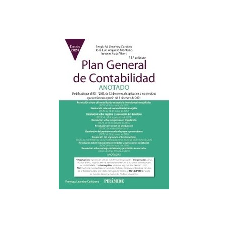 Plan General de Contabilidad  ANOTADO 2024