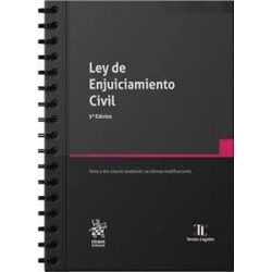 Ley de Enjuiciamiento Civil 2024 con anillas 5º edición