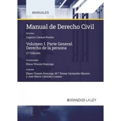 Manual de derecho civil, I. Derecho de la persona 2024. Parte general de derecho civil