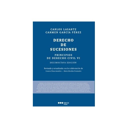 Principios de Derecho Civil. Tomo VI. Derecho de Sucesiones 2024