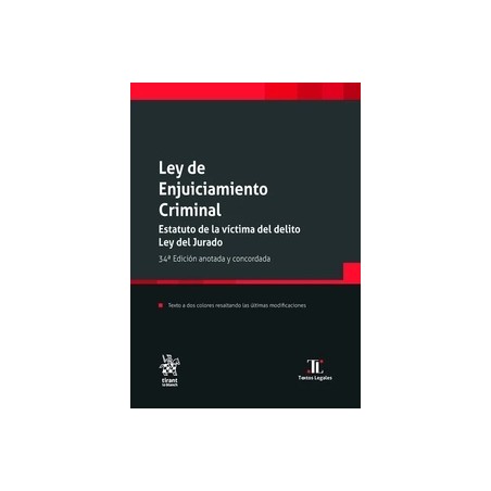 Ley de Enjuiciamiento Criminal 2024 (Papel + Ebook)