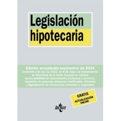 Legislación hipotecaria 2024 "Gratis actualización on line"