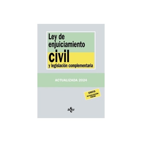 Ley de Enjuiciamiento Civil y legislación complementaria 2024 "Gratis Actualización On Line"