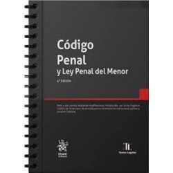 Código Penal y Ley Penal del Menor 2024 con anillas 4 Edición