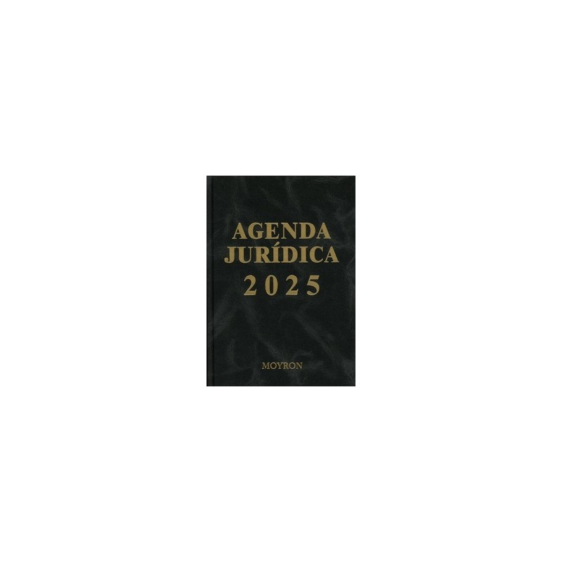 Agenda jurídica Moyron 2025 Gris marengo