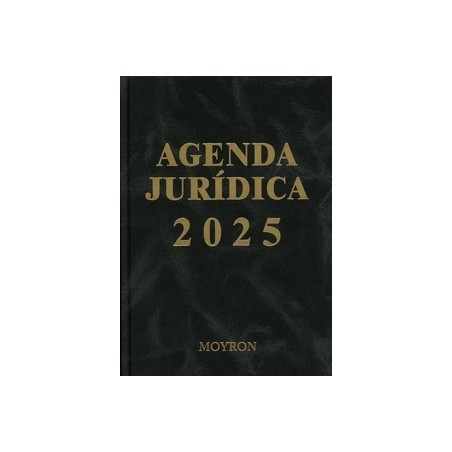 Agenda jurídica Moyron 2025 Gris marengo