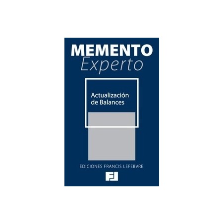 Memento Experto Actualización de Balances