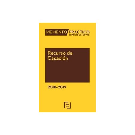 Memento práctico recurso de casación 2018-2019