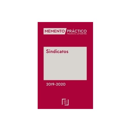 Memento Sindicatos 2019-2020