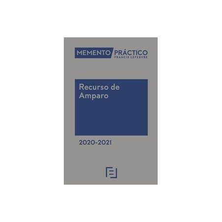 Memento Práctico Recurso de Amparo 2020-2021