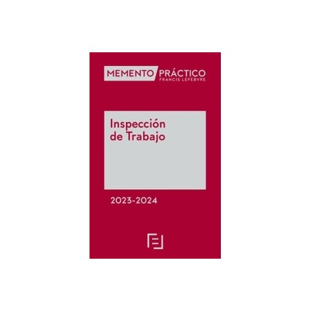 Memento Inspección de Trabajo 2023-2024