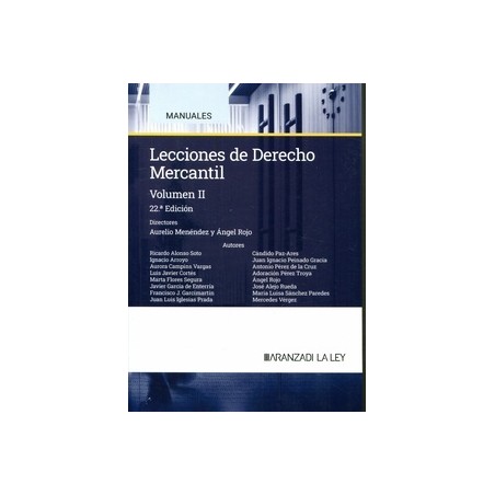 Lecciones de Derecho Mercantil. Vol. II