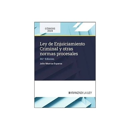 Ley de enjuiciamiento criminal y otras normas procesales 2024 (Papel + Ebook)