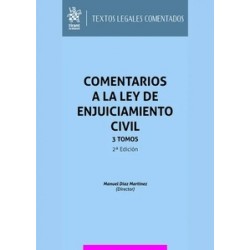 Comentarios a la Ley de Enjuiciamiento Civil "3 Tomos 2ª Edición 2024"