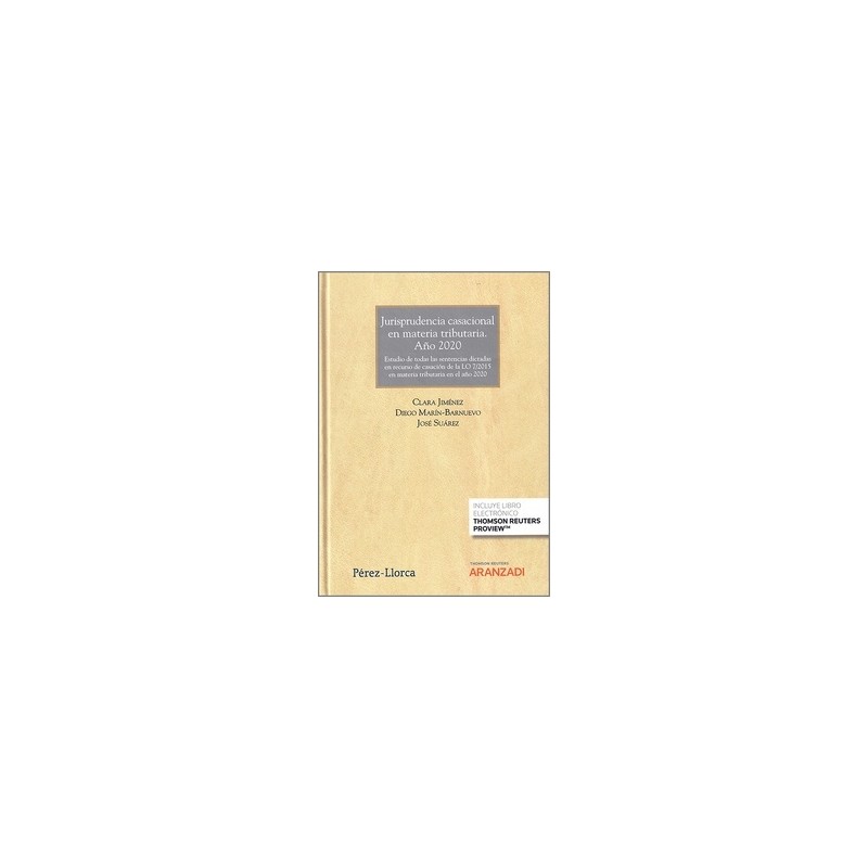Jurisprudencia Casacional en Materia Tributaria Año 2020 (Papel + Ebook)