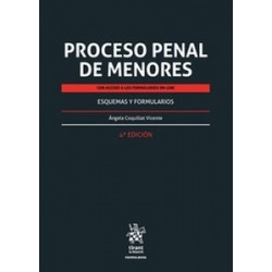 Proceso Penal de Menores "Esquemas y Formularios (Papel + Ebook)"