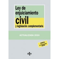 Ley de Enjuiciamiento Civil y legislación complementaria 2024 "Gratis Actualización On Line"