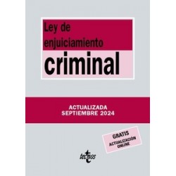 Ley de Enjuiciamiento Criminal 2024 "Gratis Actualización On Line"