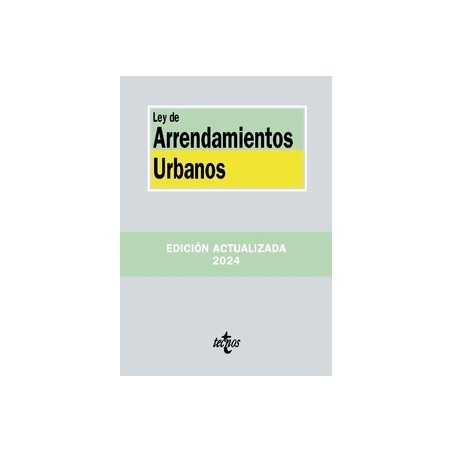 Ley de Arrendamientos Urbanos 2024 "Gratis Actualización On Line"