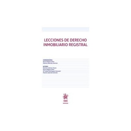 Lecciones de Derecho Inmobiliario Registral (Papel + Ebook)