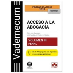 Vademecum Acceso a la abogacía. Volumen III. Parte específica penal