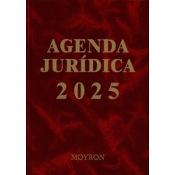 Agenda jurídica Moyron 2025 Granate