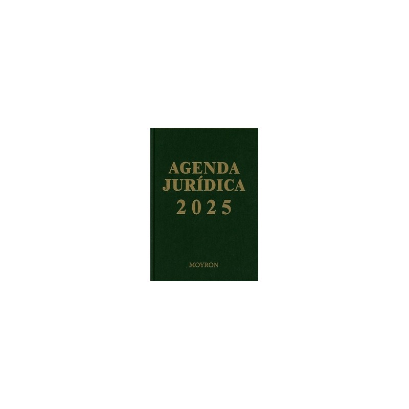 Agenda jurídica Moyron 2025 Verde