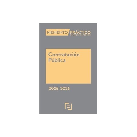 Memento Práctico Contratación Pública 2025-2026 "Próxima Aparición 25-Feb-2025"