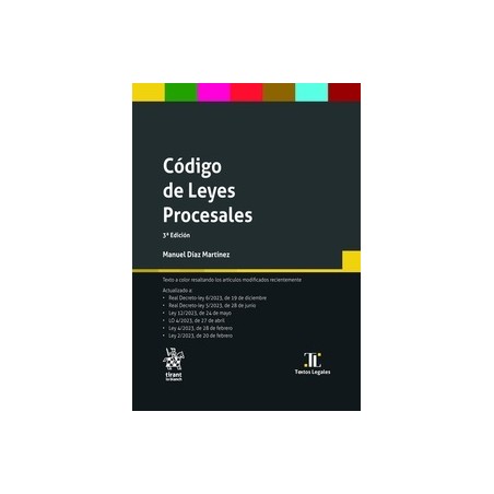 Código de Leyes Procesales 2024 "Con el Real Decreto Ley 6/2023, de 19 de diciembre"