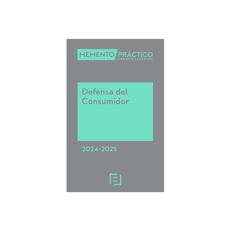 Memento Defensa del consumidor 2024-2025