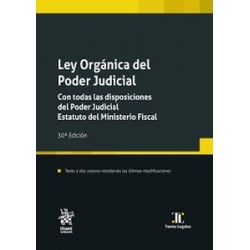 Ley Orgánica del Poder Judicial 2024 "Con todas las disposiciones del Poder Judicial. Estatuto...