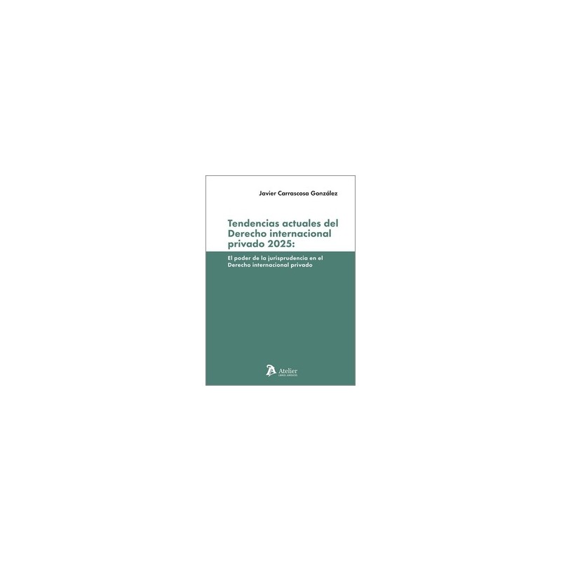 Tendencias actuales del derecho internacional privado 2025 "el poder de la jurisprudencia en el derecho internacional privado"