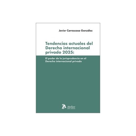 Tendencias actuales del derecho internacional privado 2025 "el poder de la jurisprudencia en el derecho internacional privado"