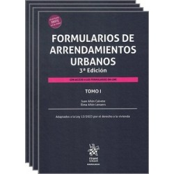 Formularios de Arrendamientos Urbanos 2025 "Adaptados a la Ley 12/2023 por el Derecho a la Vivienda"