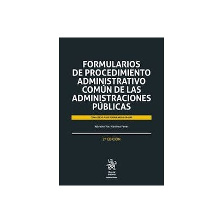 Formularios de procedimiento administrativo común de las administraciones públicas (Papel + Ebook)