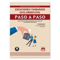 Ejecuciones y embargos en el orden civil. Paso a paso "Análisis del procedimiento ejecutivo en el...