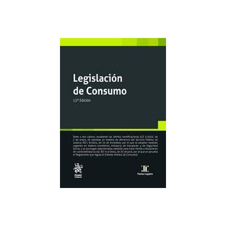 Legislación de Consumo 2025