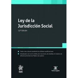 Ley de la Jurisdicción Social 2025 (Papel + Ebook) "Actualizado con la LO 1/2025"