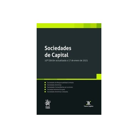 Sociedades de Capital 2025 (Papel + Ebook)