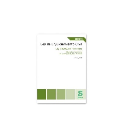 Ley de Enjuiciamiento Civil 2025 "Adaptada a la reforma de la LO 1/2025, de 2 de enero"