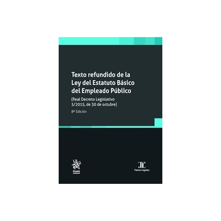 Texto Refundido de la Ley del Estatuto básico del empleado público