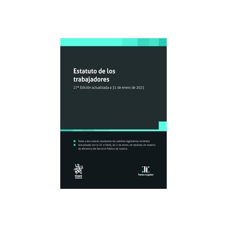 Estatuto de los Trabajadores 2025 (Papel + Ebook)