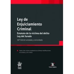 Ley de Enjuiciamiento Criminal 2025 "Estatuto de la víctima del delito Ley del Jurado"