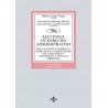 Lecciones de Derecho Administrativo. Volumen III "Regulación económica, Derecho de la Ordenación del territorio y Urbanístico y