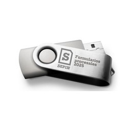 USB Formularios Procesales 2025 "Adaptados a la LO 1/2025. Más de 2.500 formularios"