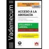 Vademecum Acceso a la abogacía. Volumen V. Parte específica laboral "ACTUALIZADO LEY 1/2025"