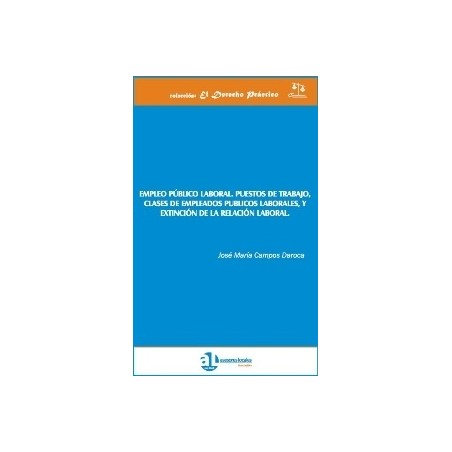 Empleo Público, Puestos de Trabajo, Clases de Empleados Publicos Laborales "Y Extición de las Relaciones Laborales"
