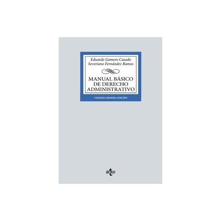 Manual básico de Derecho Administrativo "NO DISPONIBLE"