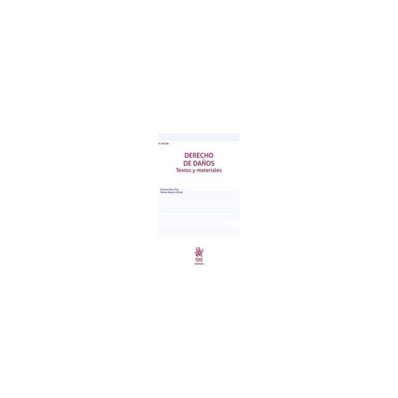 Derecho de Daños. Textos y Materiales 2020 (Papel + Ebook)